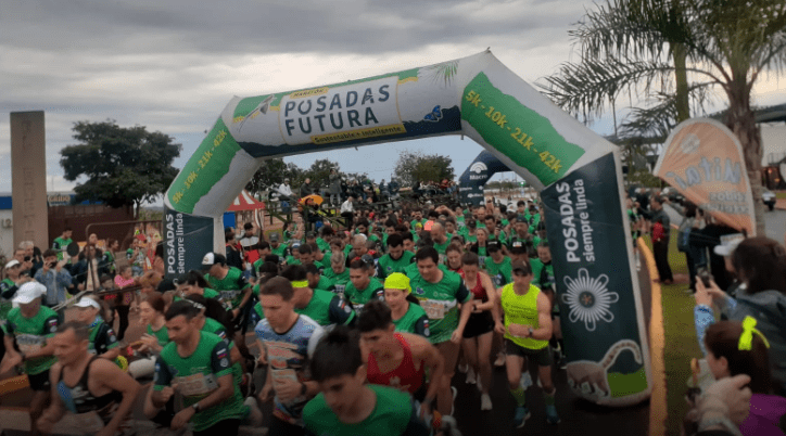 Los obereños Darío Piñeiro en 42K y Agustín Da Silva en 21K fueron los ganadores de “Posadas Futura”