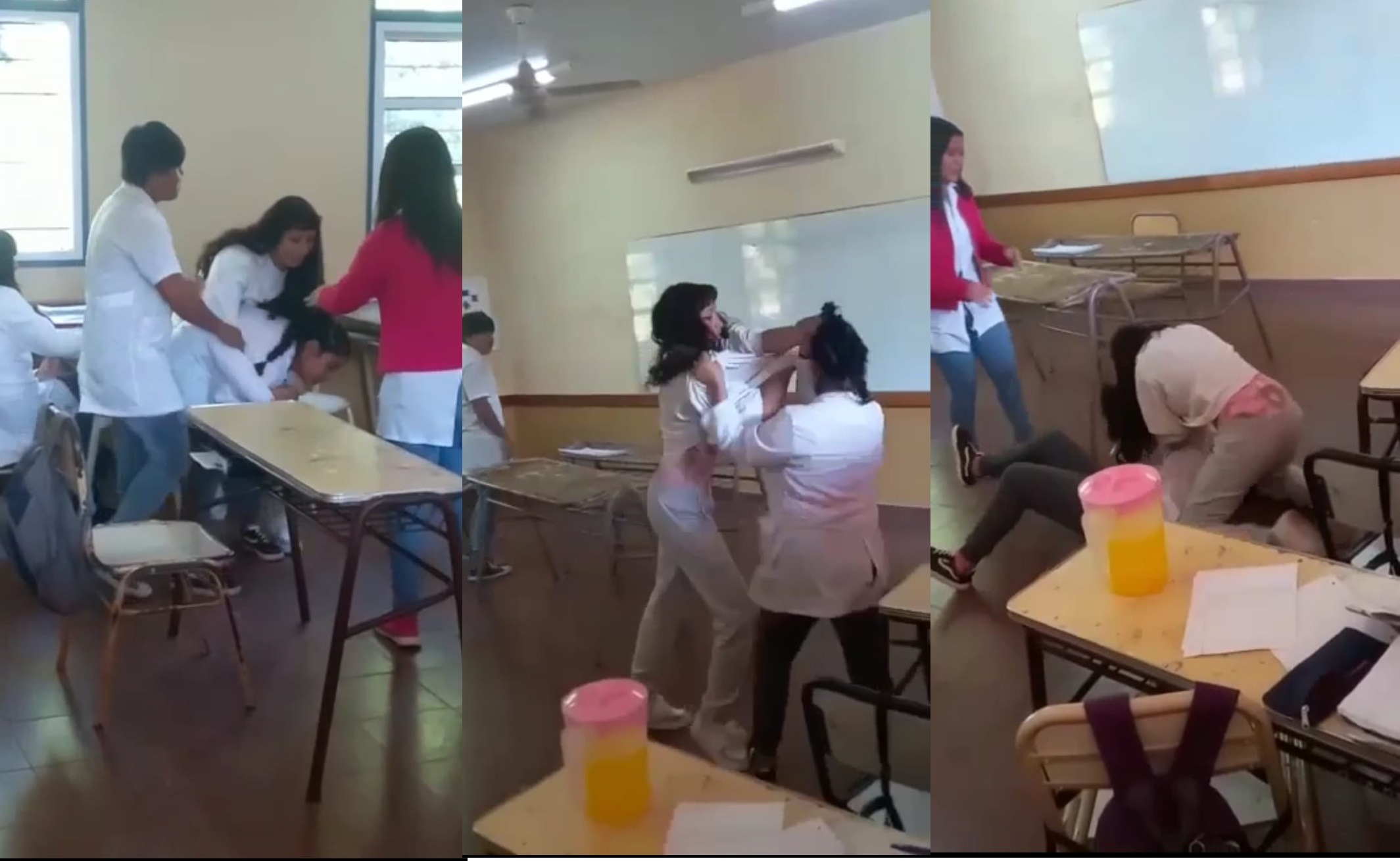 Grabaron y viralizaron una pelea entre alumnas del BOP N° 3 de Campo Viera