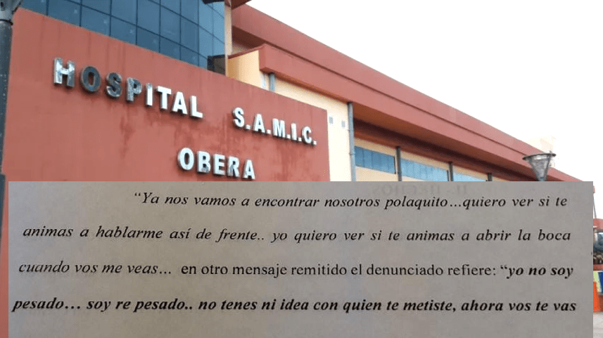 Un cardiólogo del Hospital de Oberá denunció por amenazas a un colega terapista