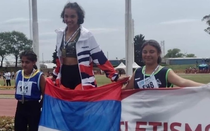La obereña Milena Cabrera ganó la primera medalla de oro para Misiones en los Juegos Evita de Mar del Plata