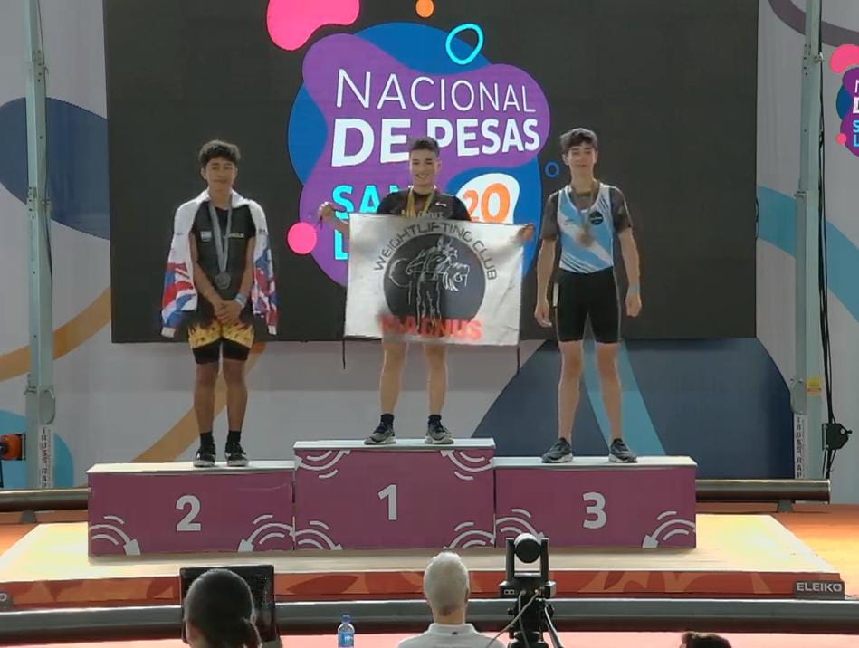 David “la Joya” Pereira lo hizo otra vez: subcampeón y medalla de plata en el Nacional de levantamiento olímpico