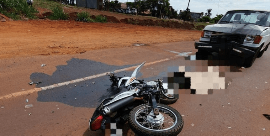 Un muerto por un choque frente al supermercado Austral de Oberá