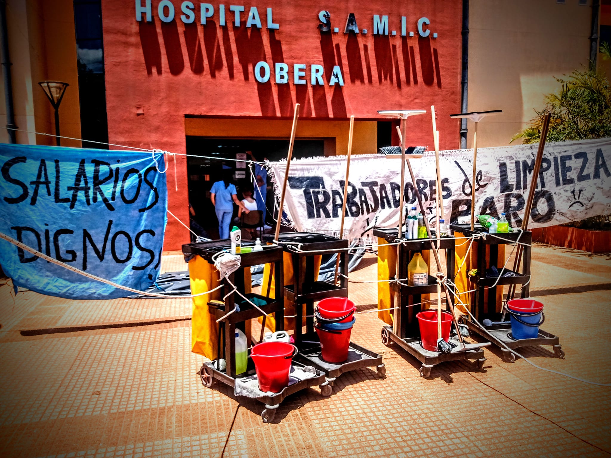 Acuerdo de incremento salarial destrabó el paro y se normalizó el servicio de limpieza en el Samic de Oberá