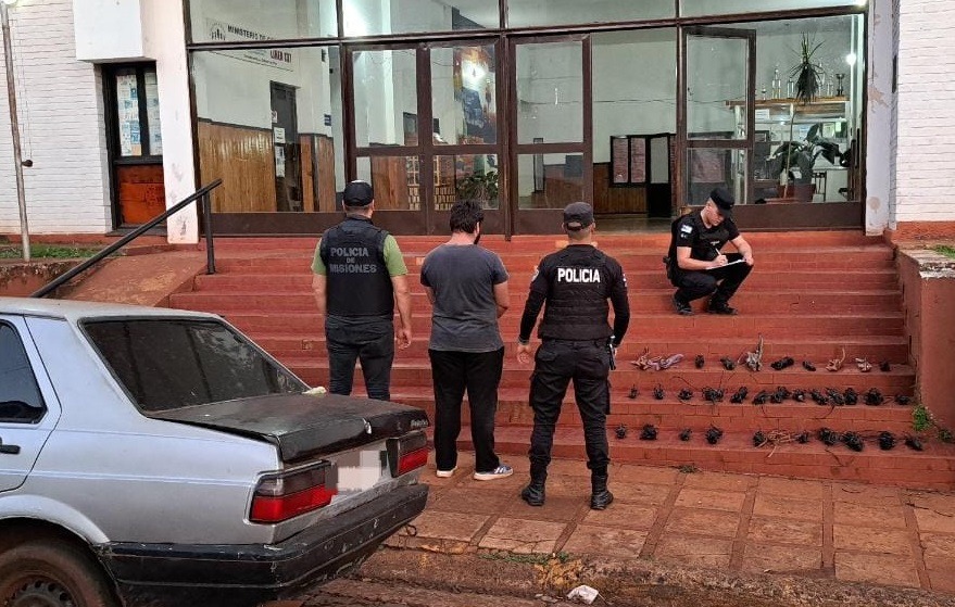 Detuvieron a un sereno de la Celo por robo de cables: su accionar fue grabado por las cámaras de seguridad