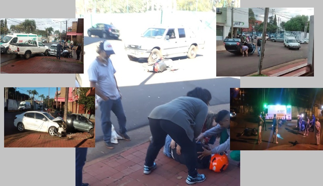 Otro choque en la esquina de La Rioja y Berutti, y van…