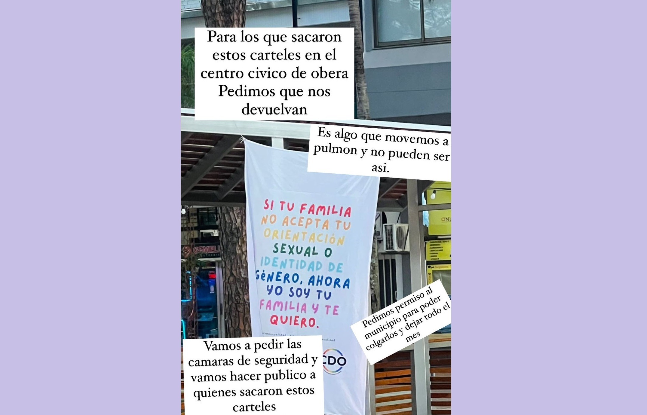 La comunidad LGBTIG+ de Oberá denunció acto de vandalismo y discriminación