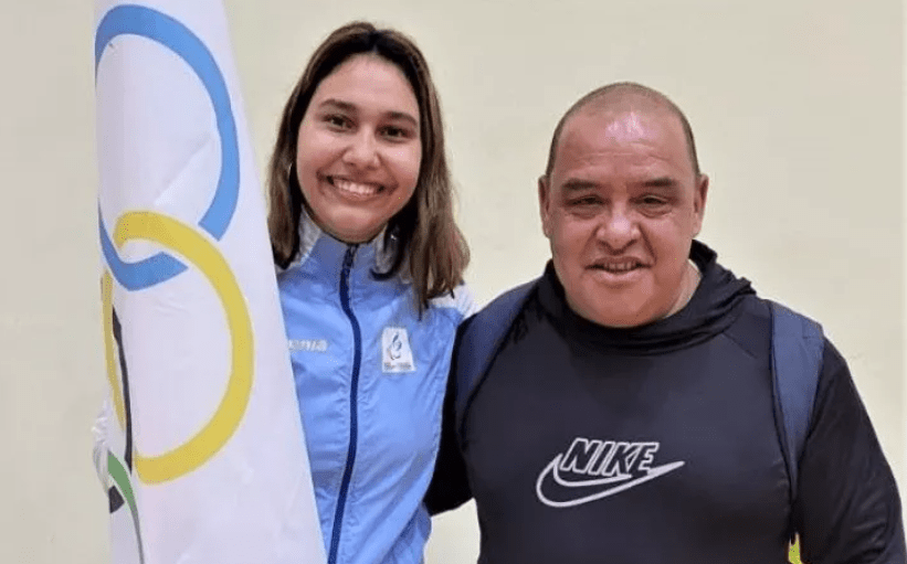 El sueño cumplido: Chino Flores pudo viajar al Mundial de París para acompañar a Mahira