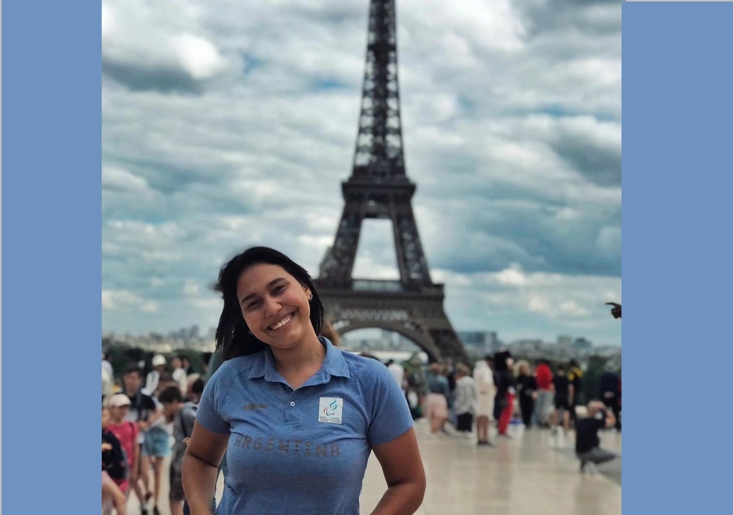 Mahira Bergallo: abanderada obereña en el Mundial de París, una historia de vida que inspira