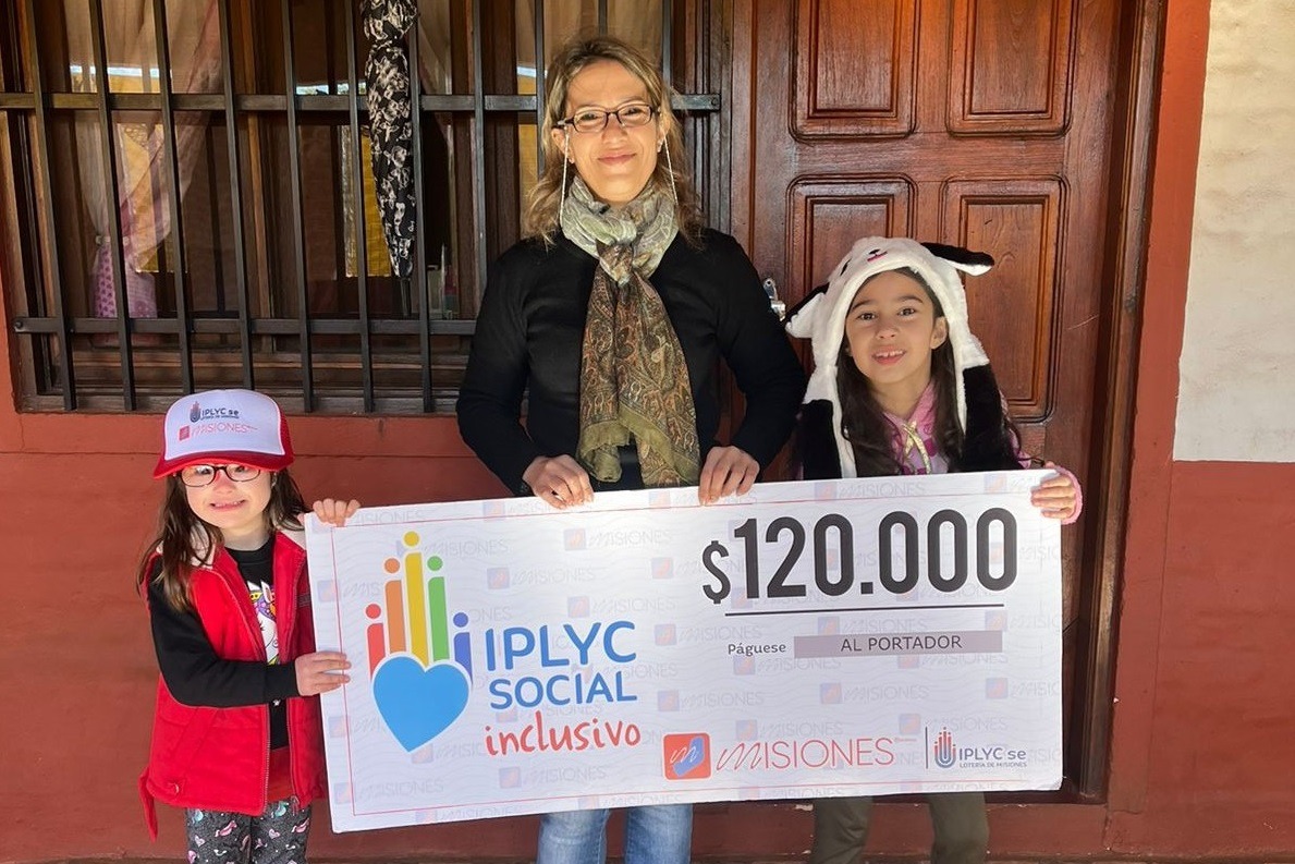 Con el premio del Inclusivo pagará las terapias de su hija