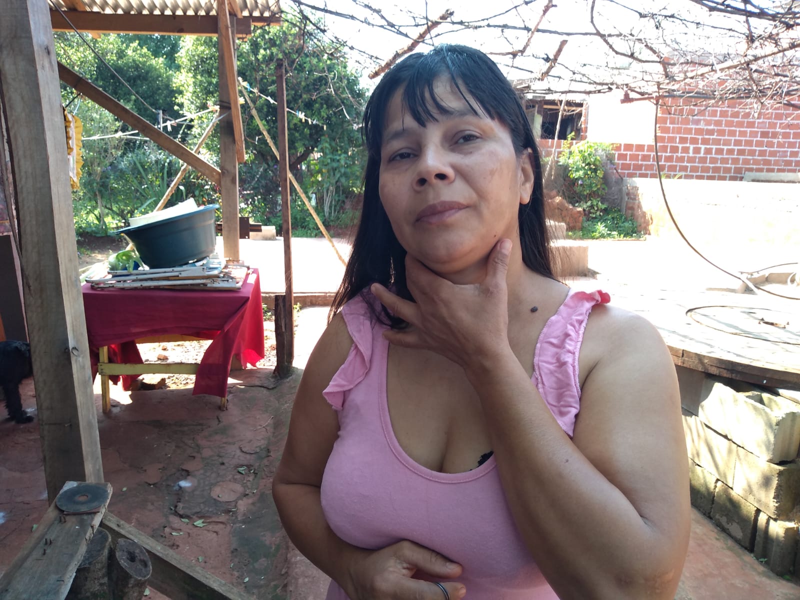 «Lo peor fue cuando me agarró del cuello y dijo que me iba a matar»