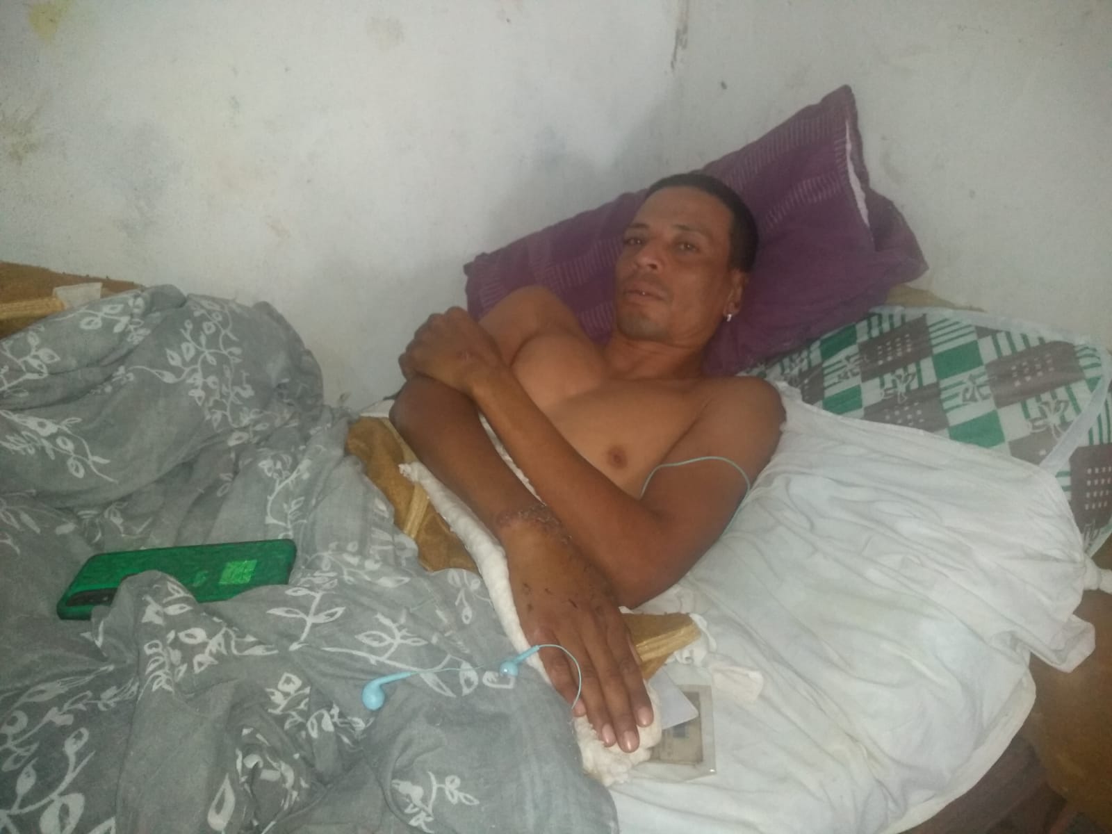 “El que me chocó ni me preguntó si tengo para alimentar a mi familia”