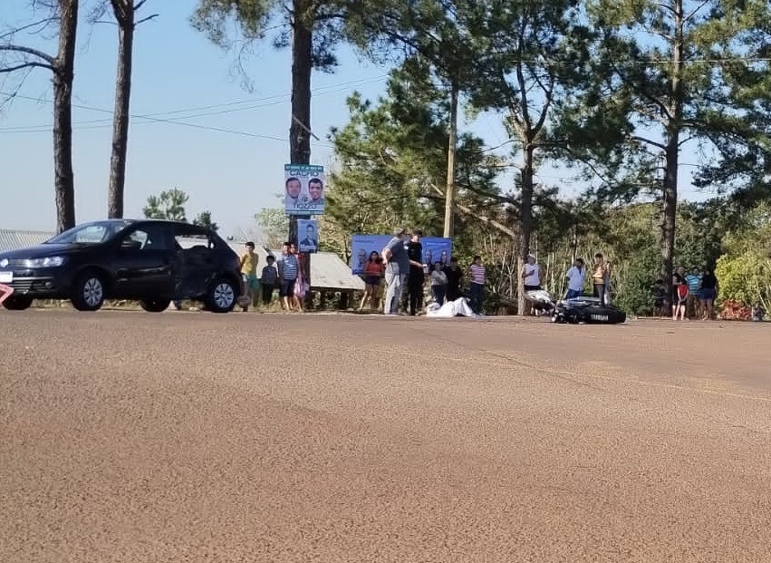 Motociclista de 18 años falleció tras choque con un automovilista borracho en Panambí