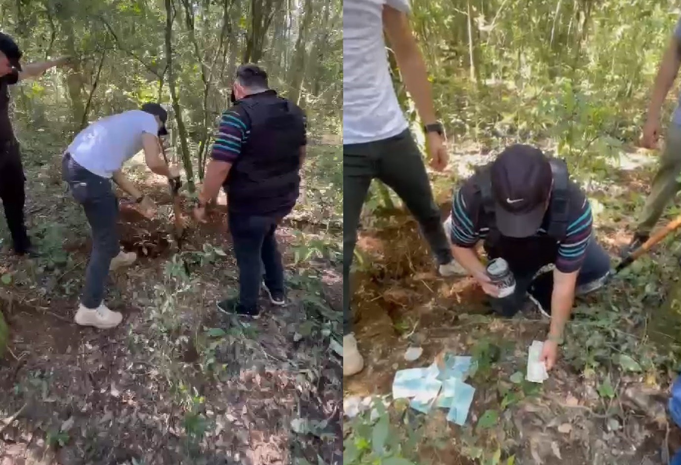 Una de «piratas»: robaron una inmobiliaria de Oberá y enterraron más de 11 millones en San Martín