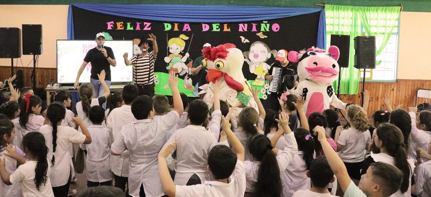 El festejo por el Mes de las Infancias se trasladó a El Soberbio