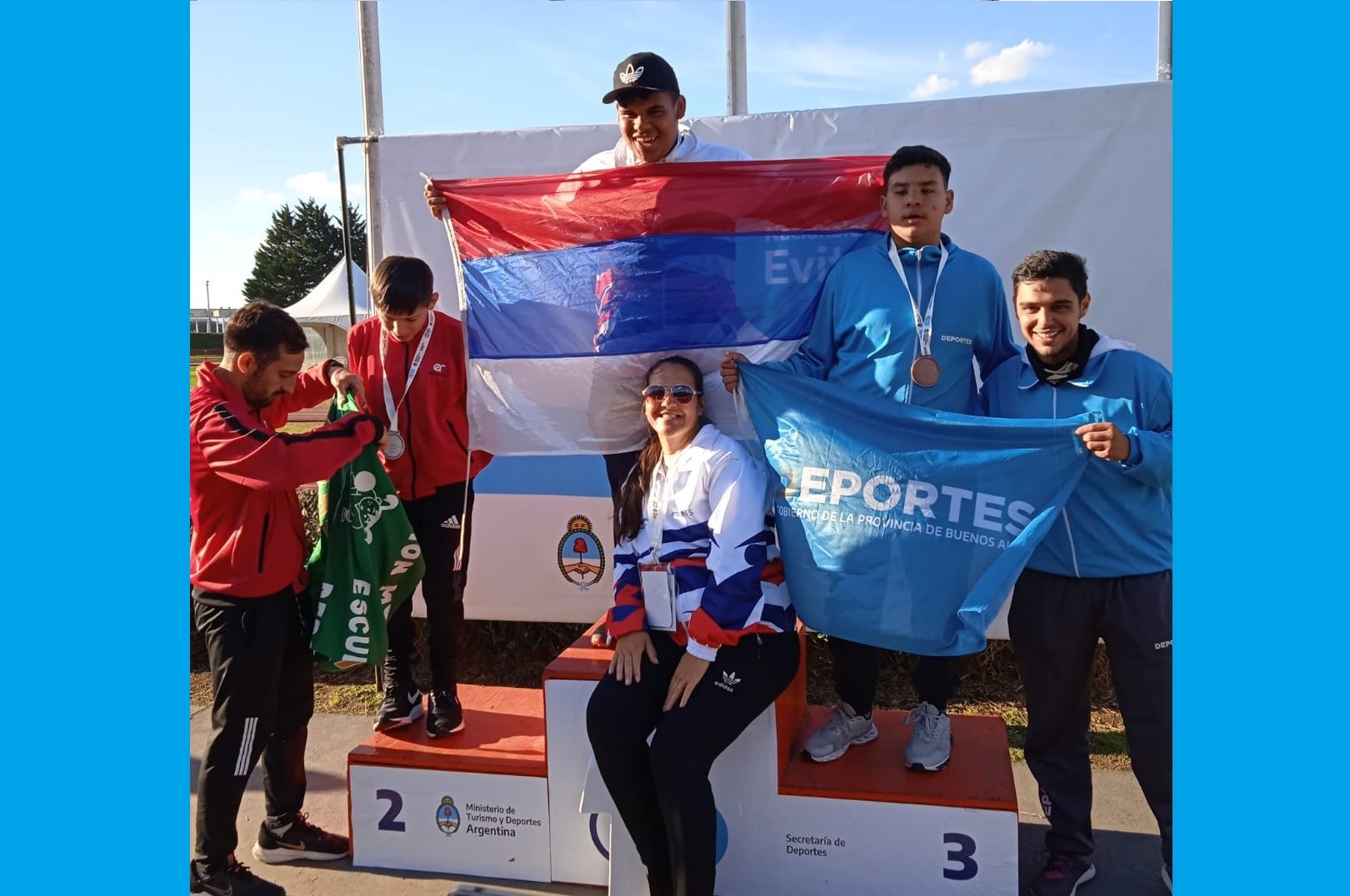 Brandon, campeón de la vida, sumó otra medalla de oro en los Juegos Evita