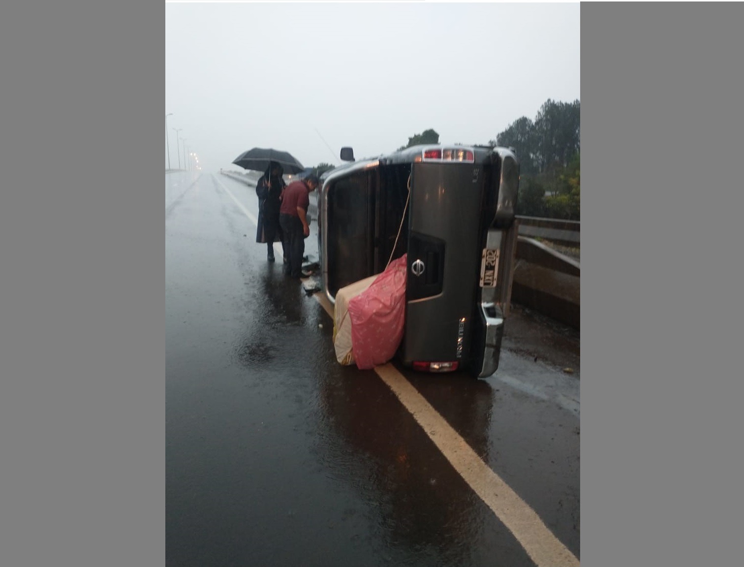 Familia obereña sufrió un accidente de tránsito en Candelaria