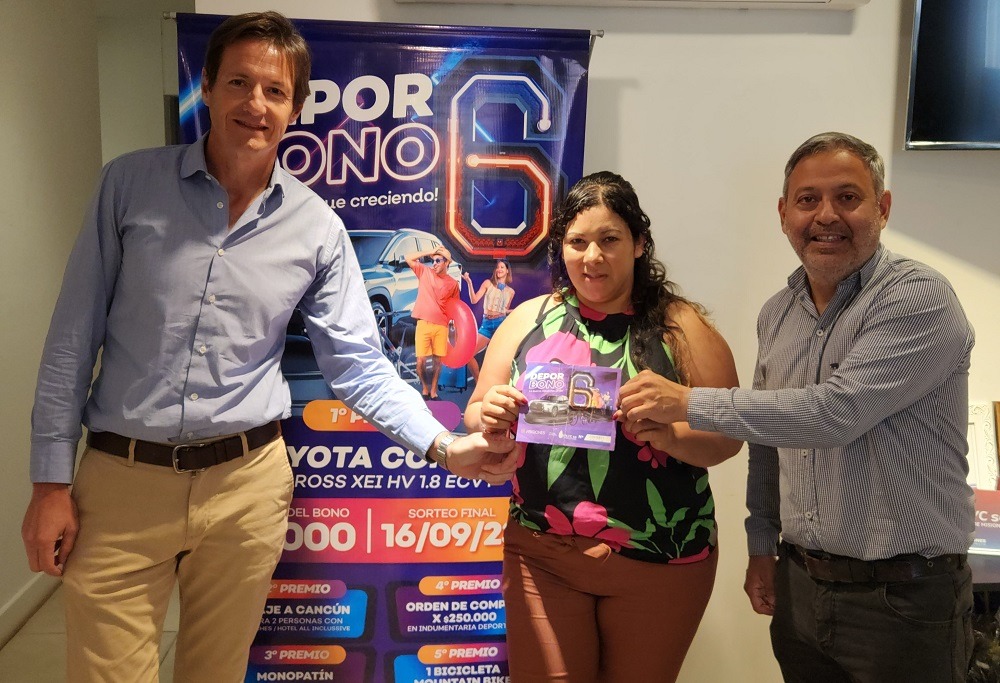 Ama de casa de Ruiz de Montoya se quedó con el premio mayor del Deporbono 6