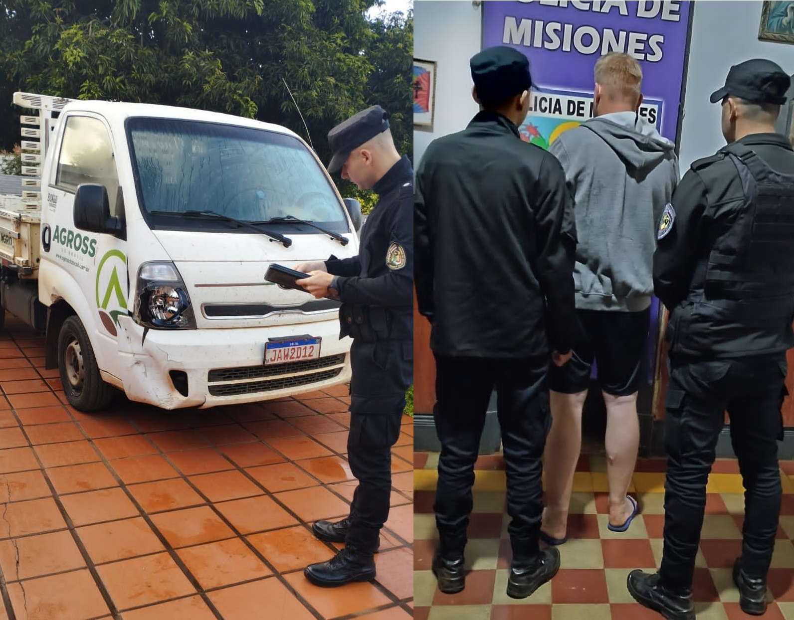 Detuvieron en San Javier a brasileño que chocó y abandonó a un jubilado en Los Helechos