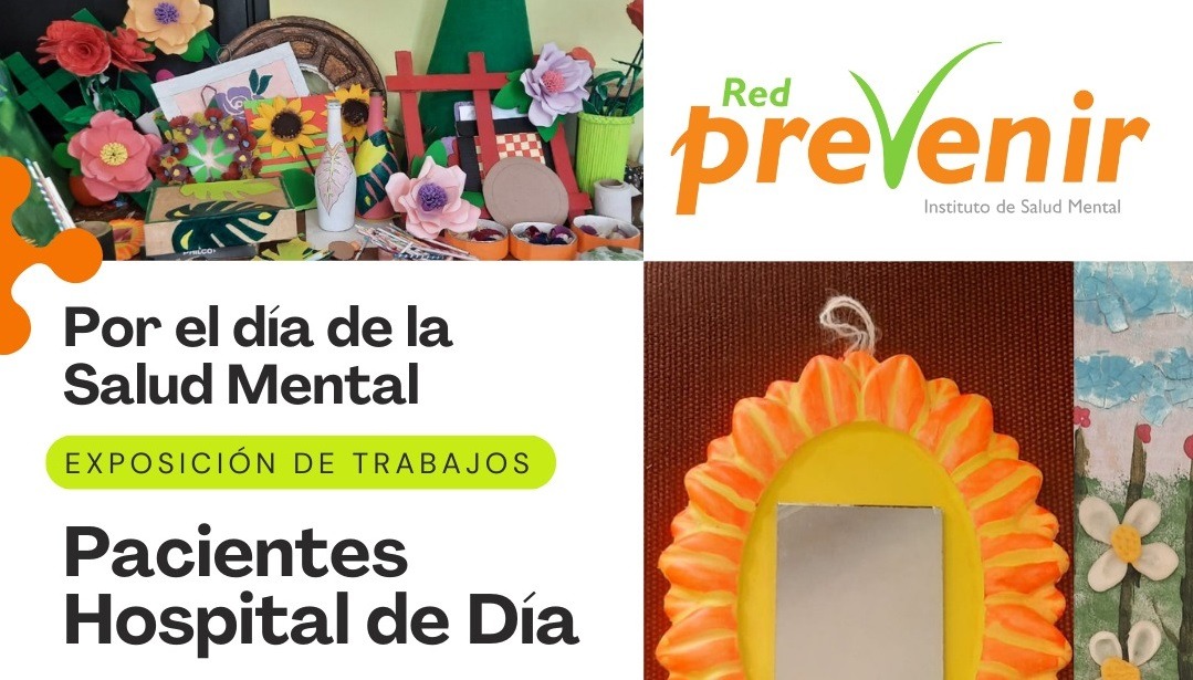 Exposición de trabajos para concientizar sobre la importancia de la salud mental