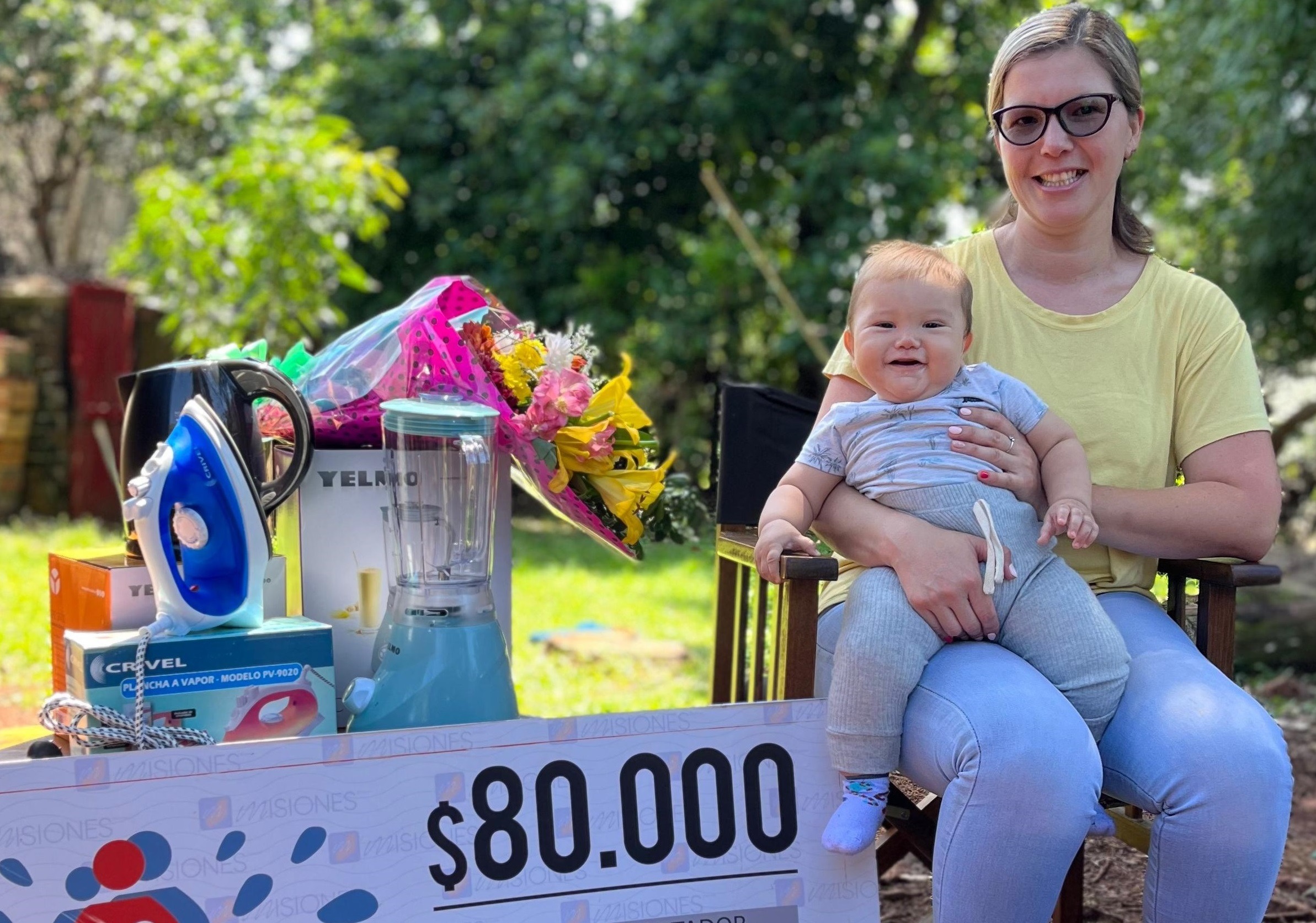 Con el premio, la ganadora de Desafío Confort comprará muebles para sus hijos