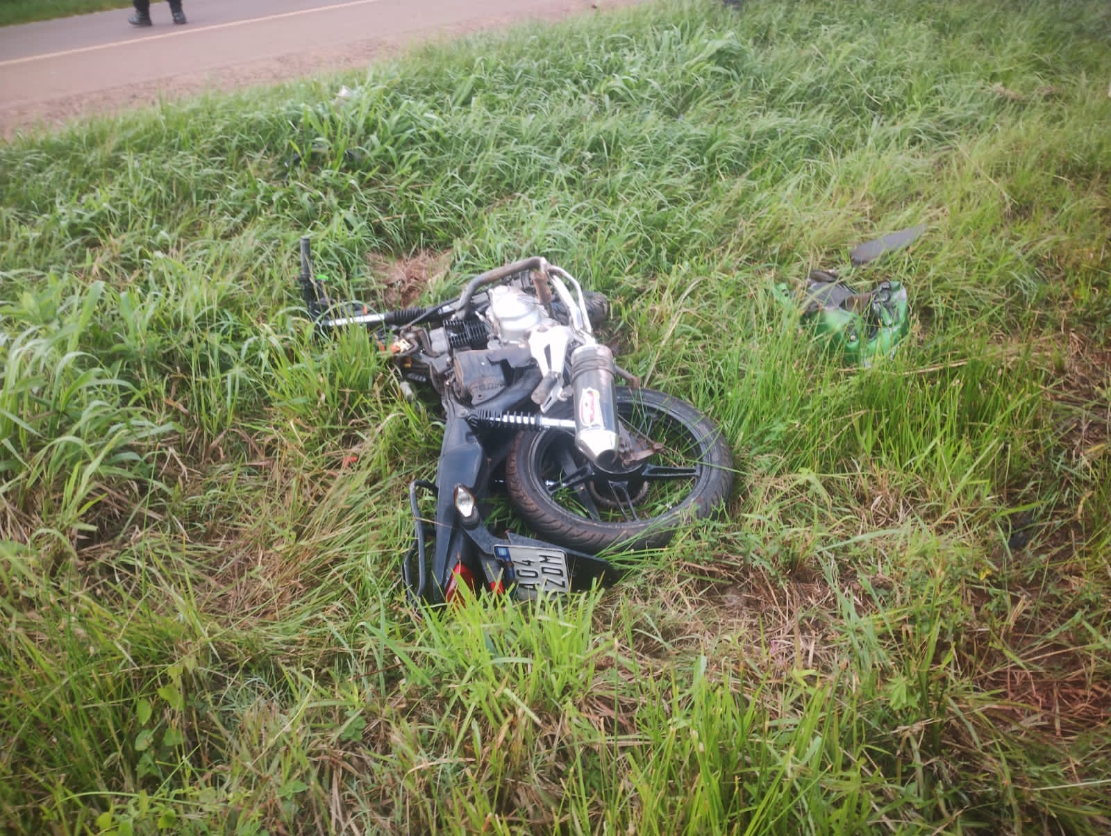 Motociclista falleció en un choque frontal sobre la 14