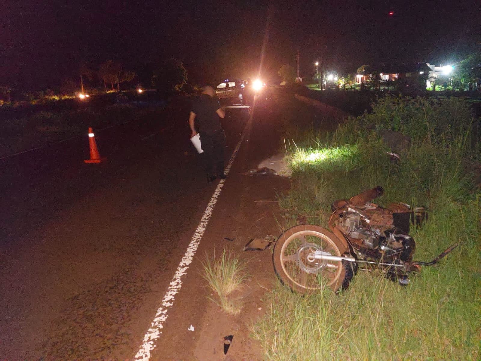 Dos muertos en un choque de motos en Panambí