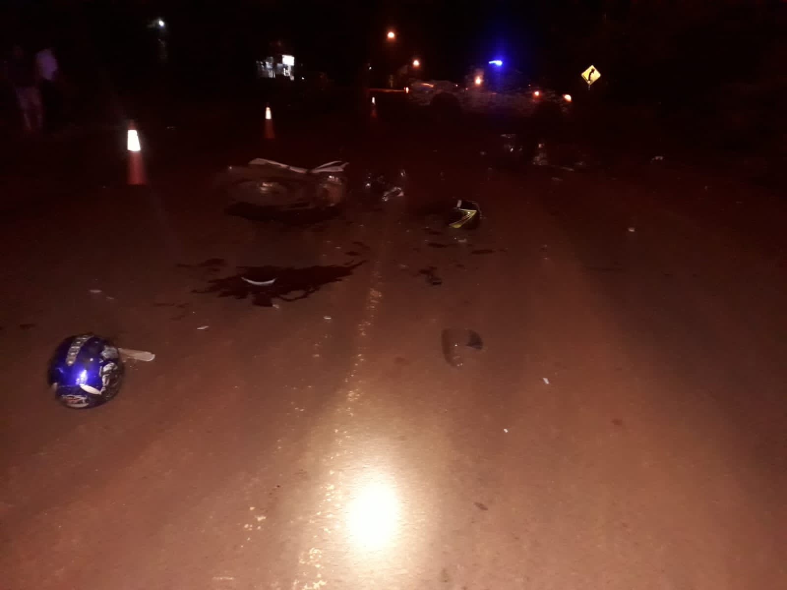 Falleció uno de los jóvenes implicados en el choque de motos en Panambí