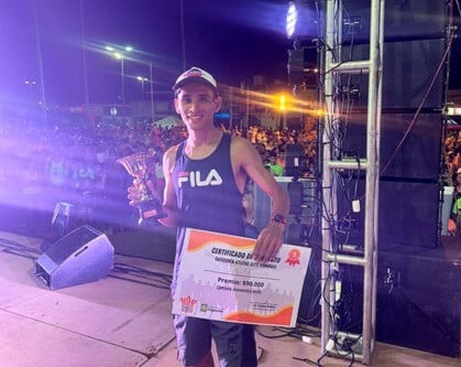 Agustín Da Silva arrancó el 2024 con un podio de elite nacional