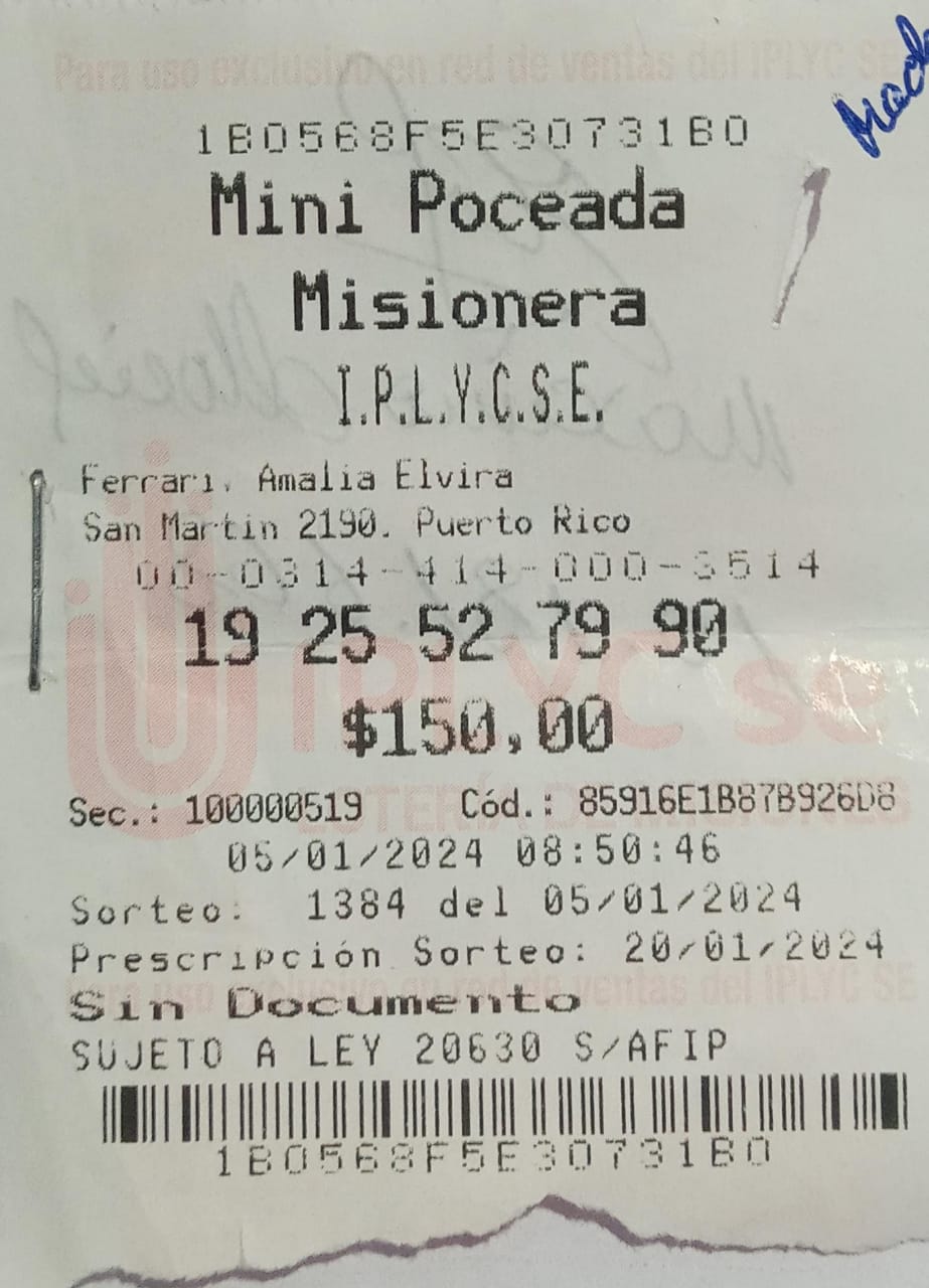 Mini Poceada: ganador comprará un terreno para sus hijos