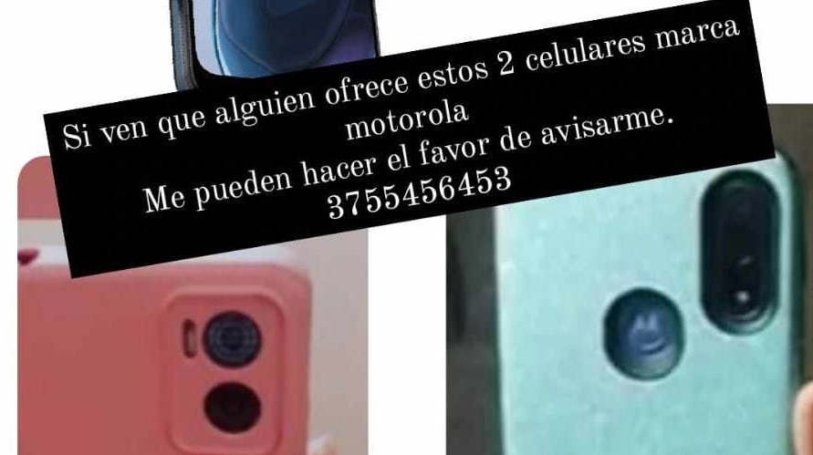 Ruegan datos por dos celulares robados de un departamento del barrio Caballeriza