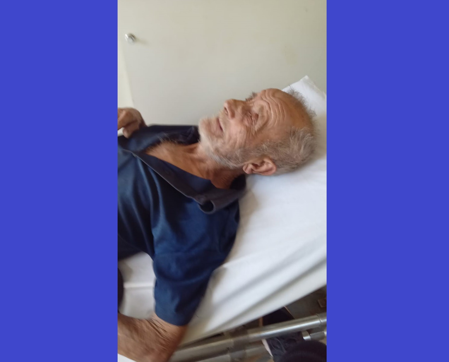 Internaron a don Olsson, el jubilado que aseguró que pasaba días sin comer