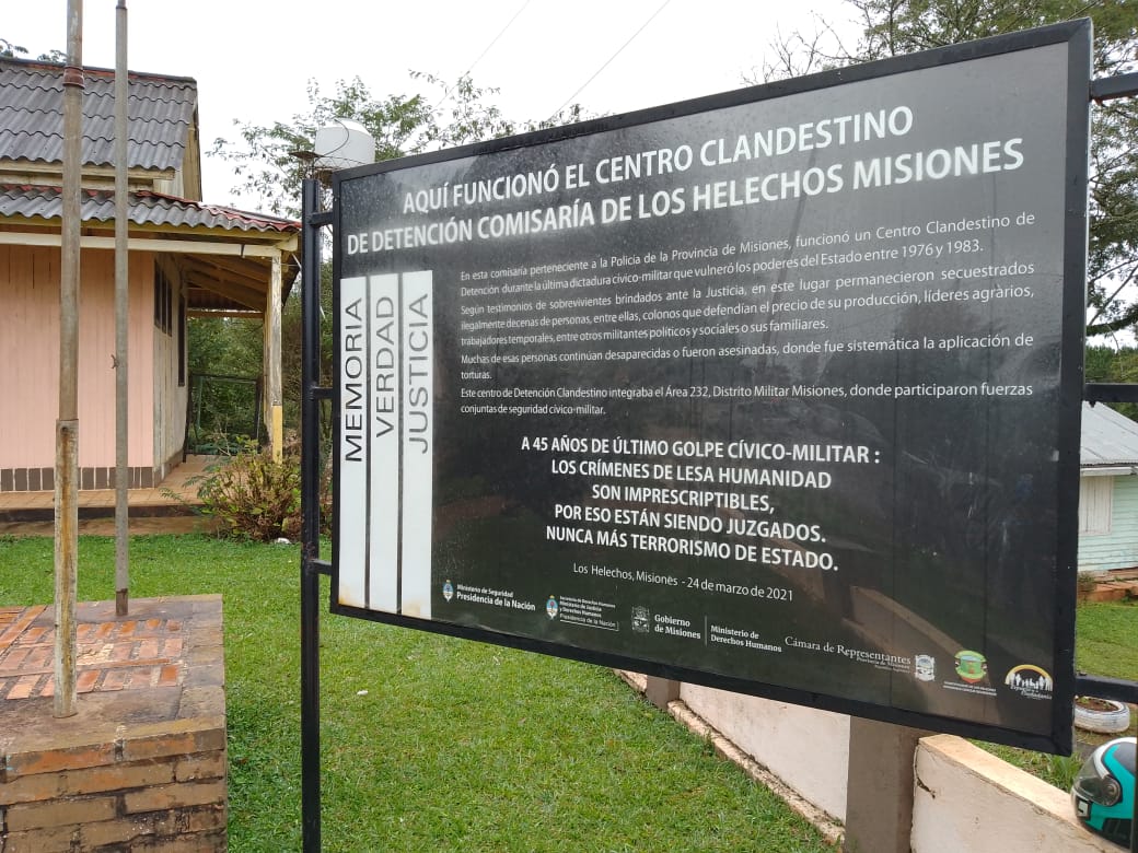 Recordatorio del horror en Los Helechos: ¡Nunca Más!