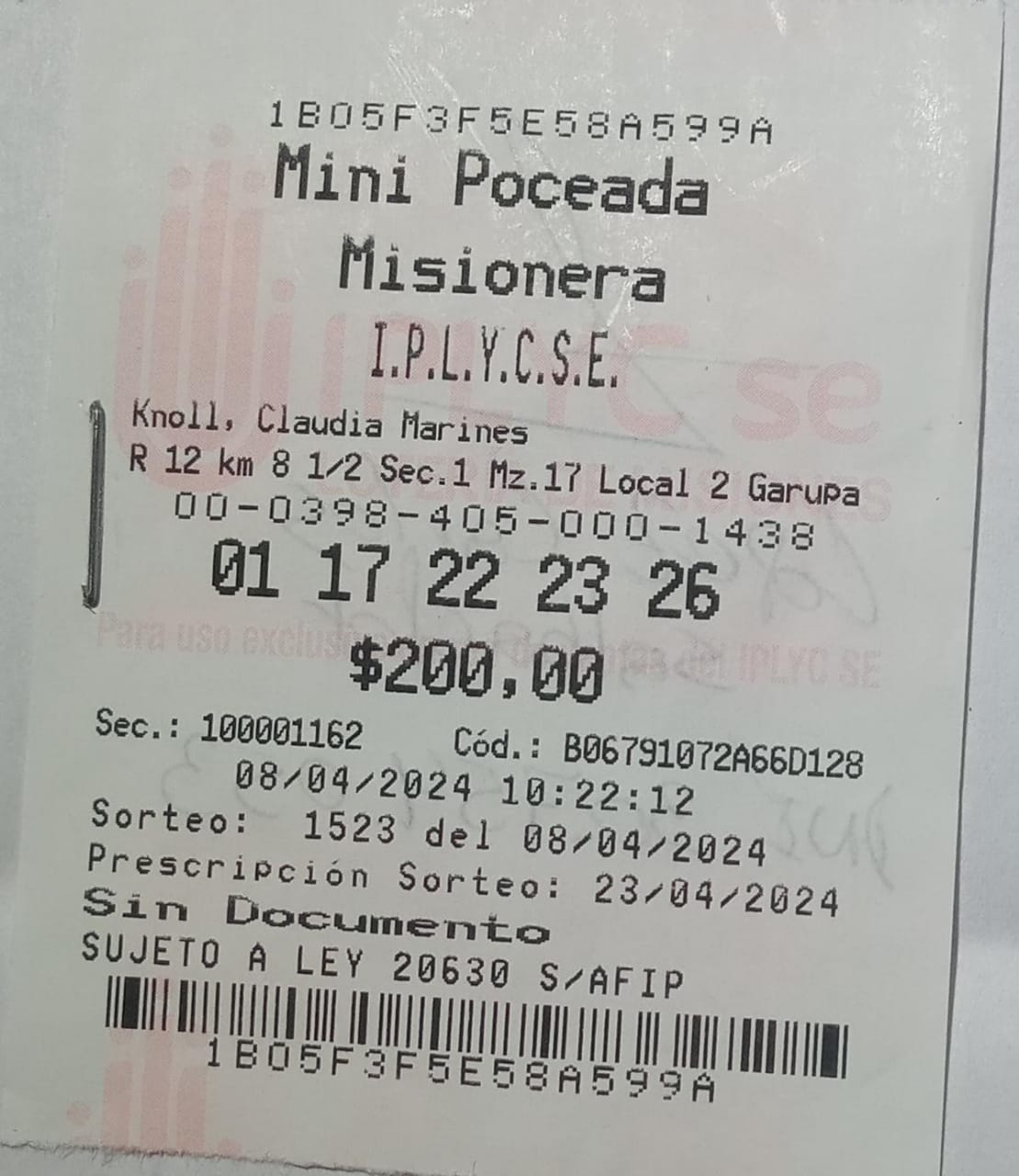 Ganó la Mini Poceada y le dará el premio a su abuelo