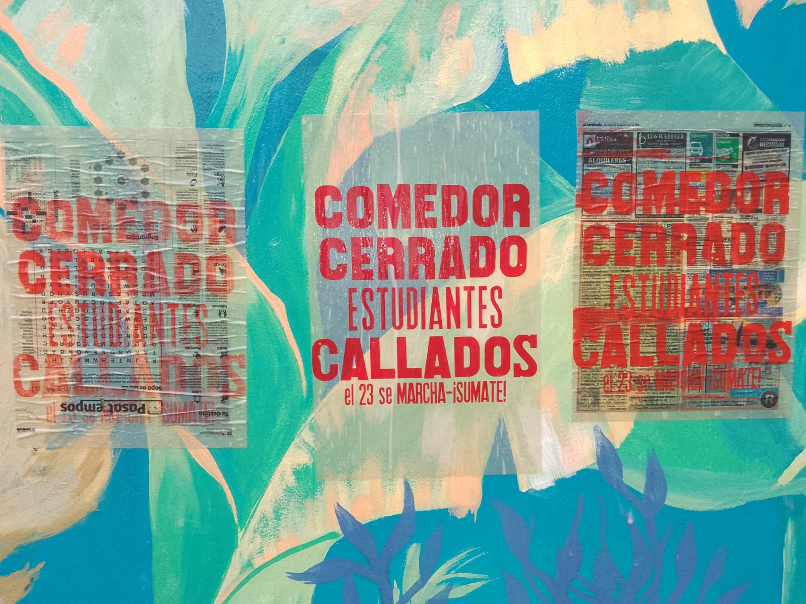 “Dicen que si no vamos a la marcha nos sacan el beneficio del comedor”: alumnos de la Facultad de Arte de Oberá denunciaron aprietes