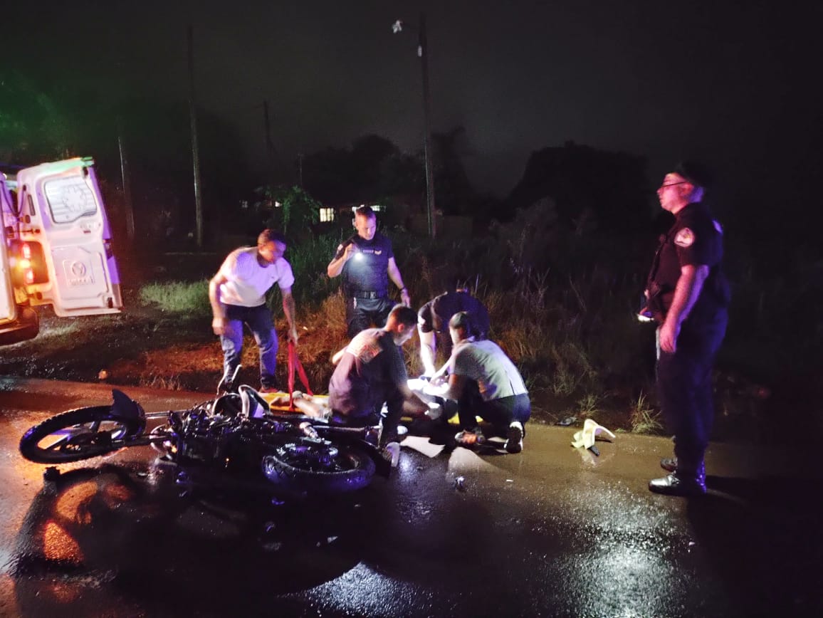 Ruta trágica: un muerto y tres heridos en un choque de motos en Villa Bonita
