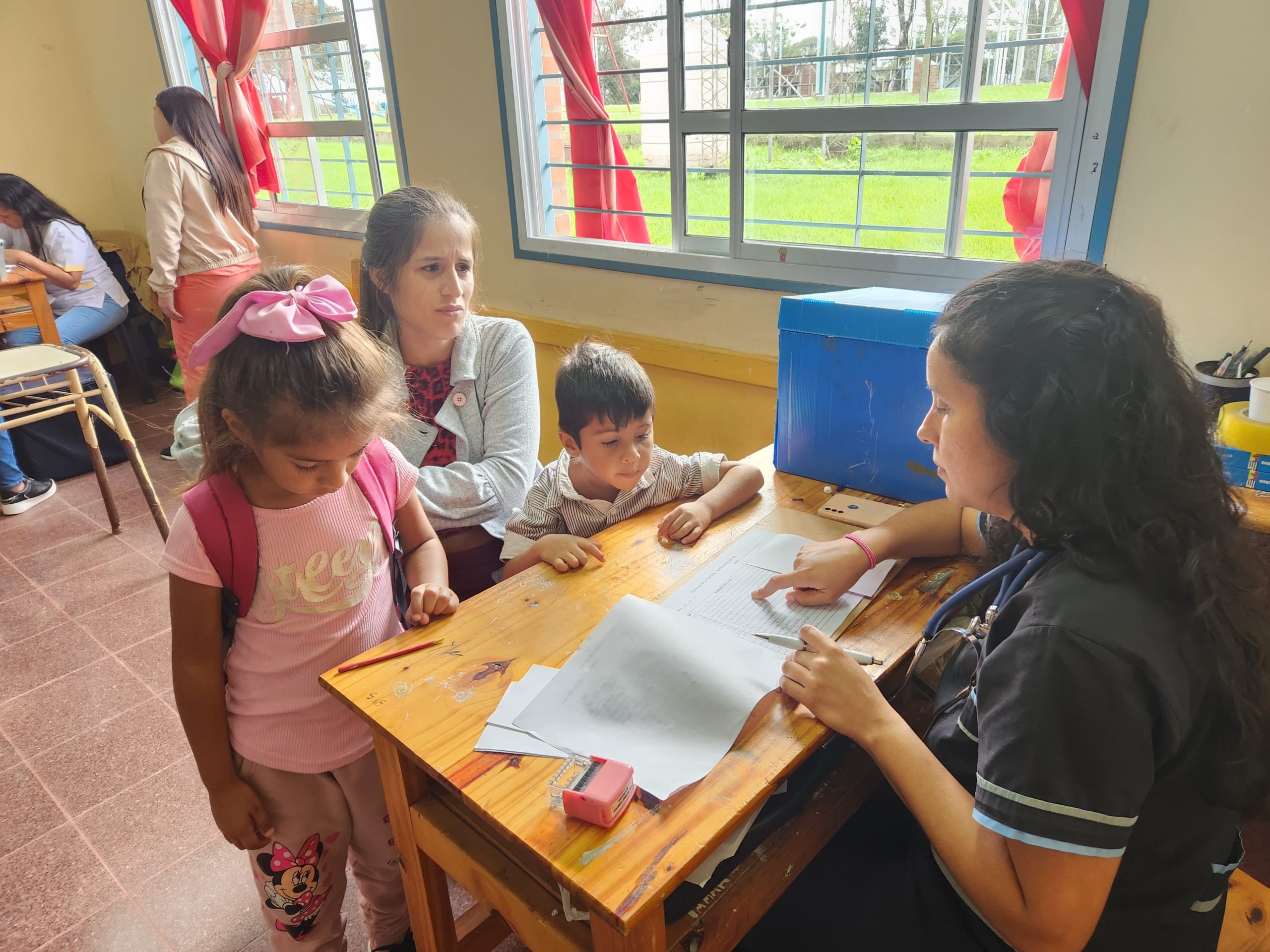 Gran convocatoria de vecinos en el operativo Estamos con vos en Almafuerte