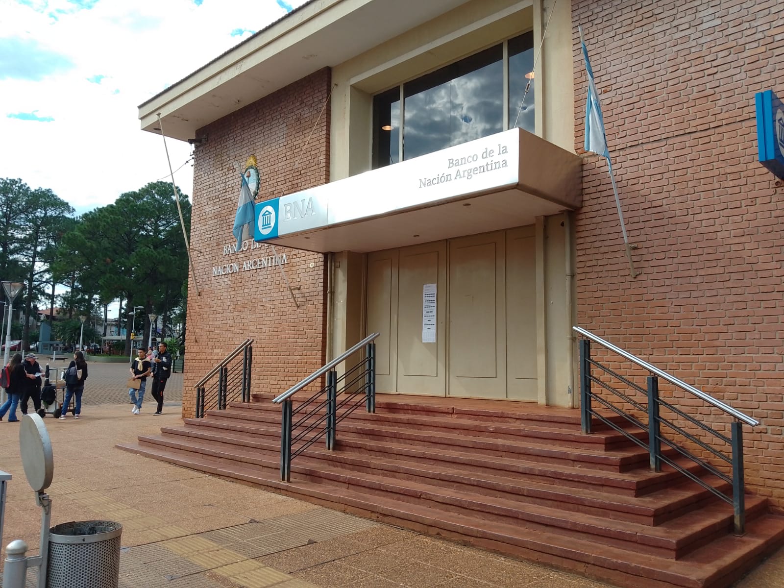 El Banco Nación de Oberá no atiende al público por falta de custodia policial