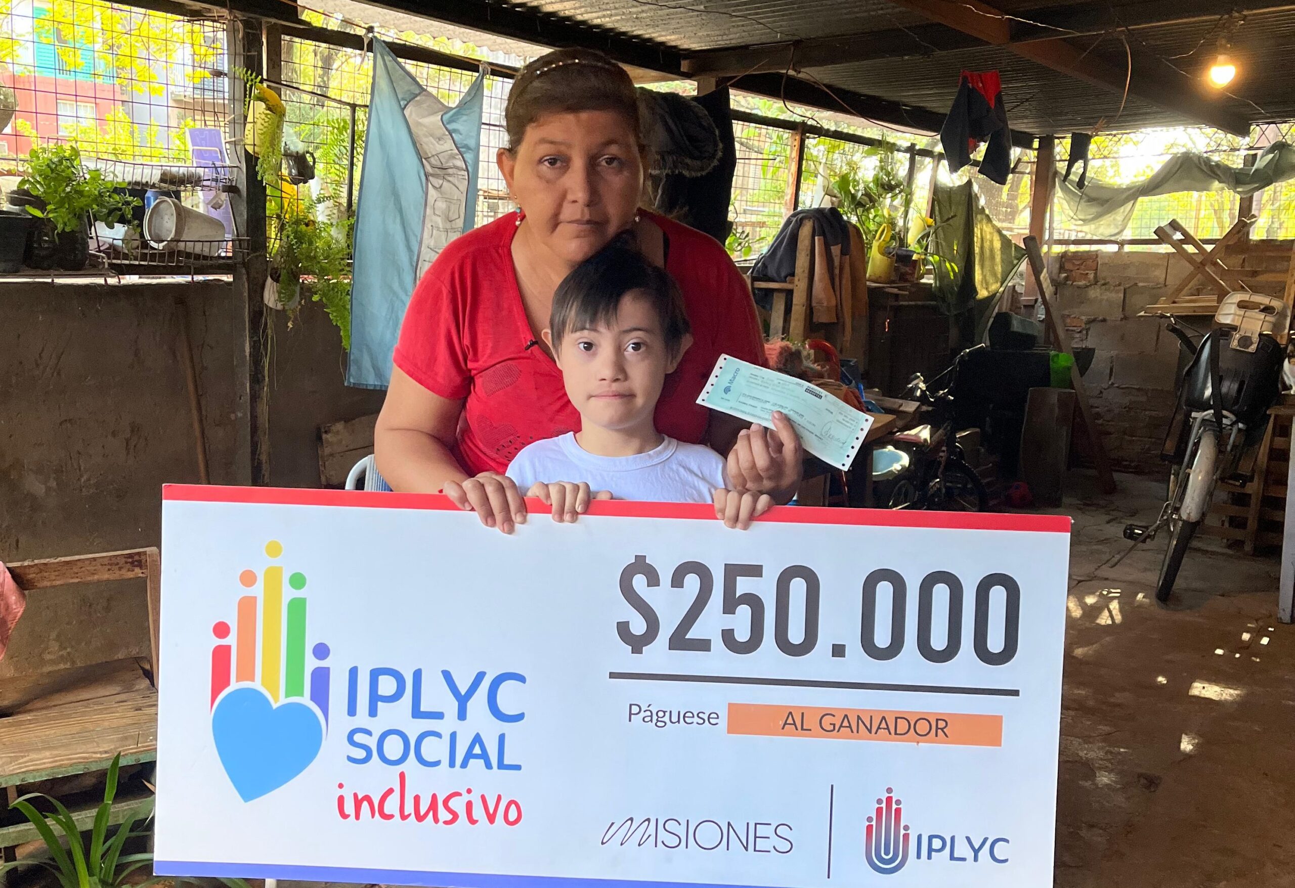 Con el premio del Inclusivo comprarán anteojos y juguetes