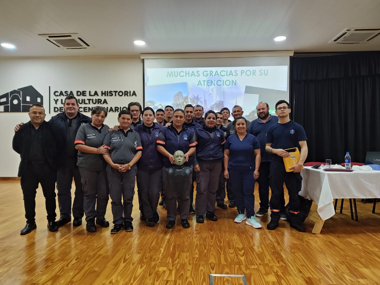 El 107 de Emergencias capacitó a inspectores de tránsito de Oberá