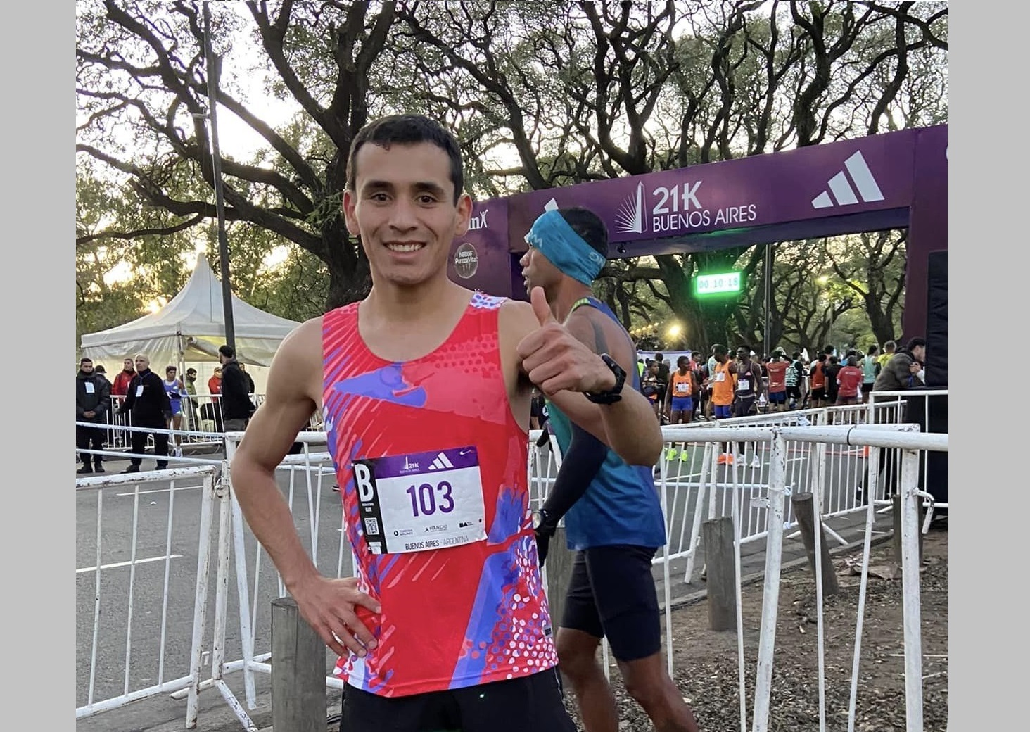 Agustín Da Silva marcó un nuevo récord provincial de media maratón