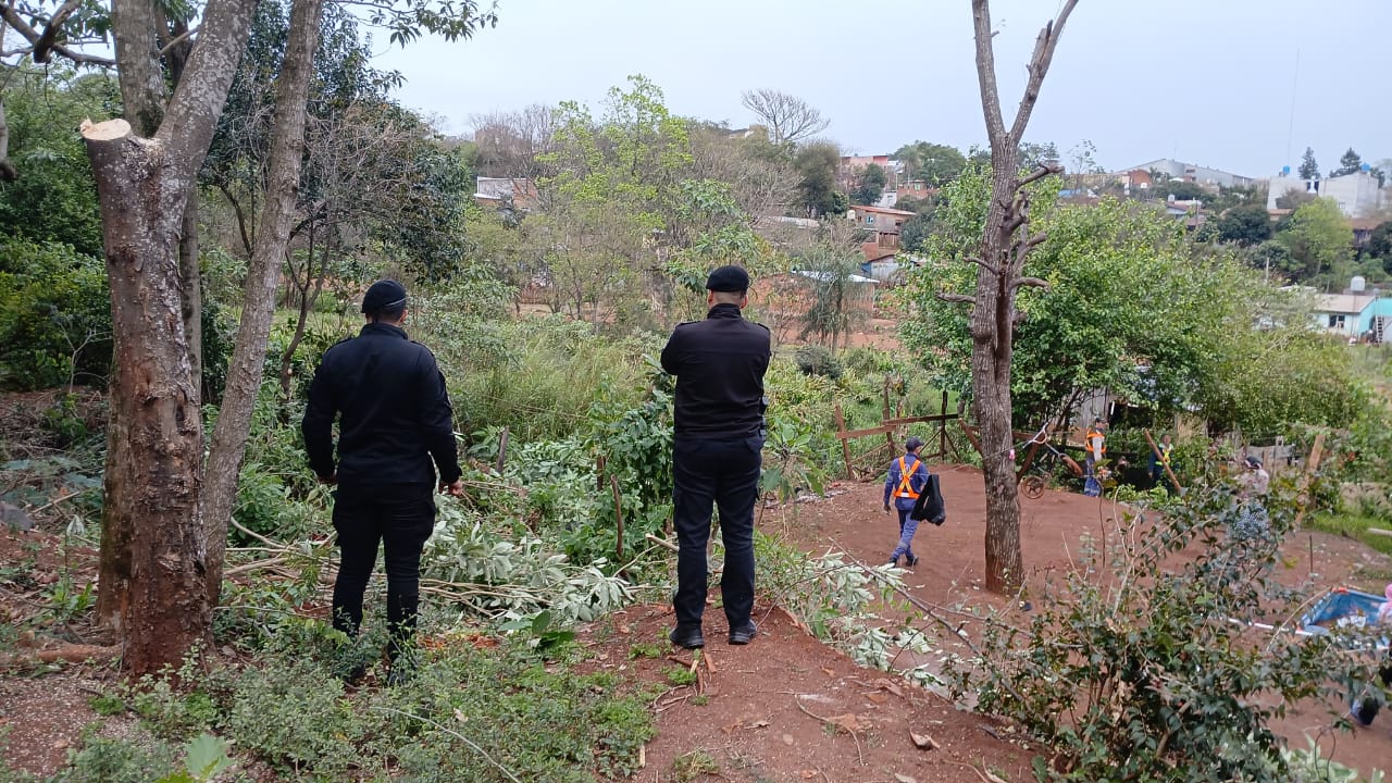 Operativo conjunto para mejorar la seguridad en el barrio Gunther de Oberá