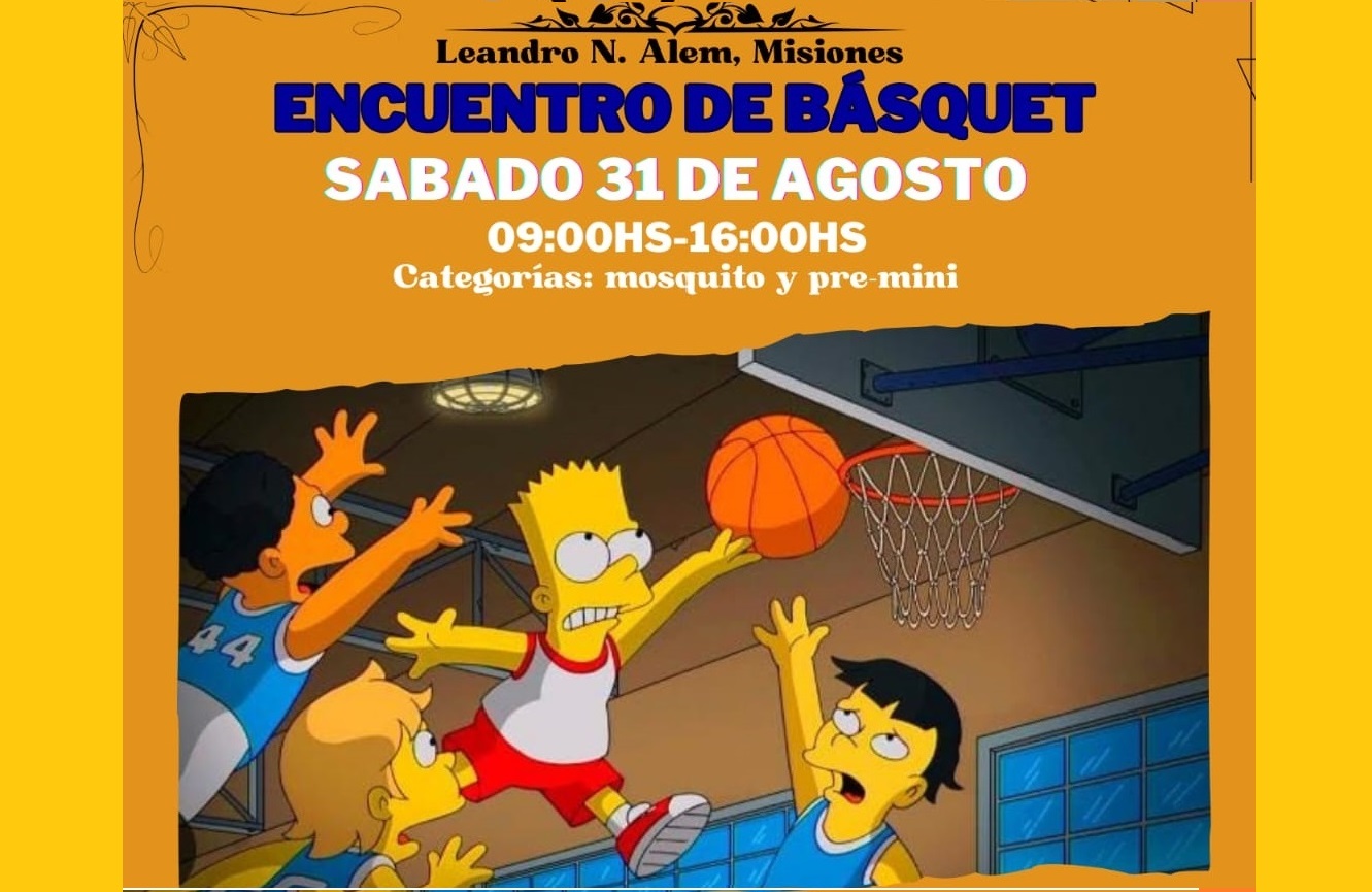 Alem Básquet organiza un encuentro por el Mes del Niño