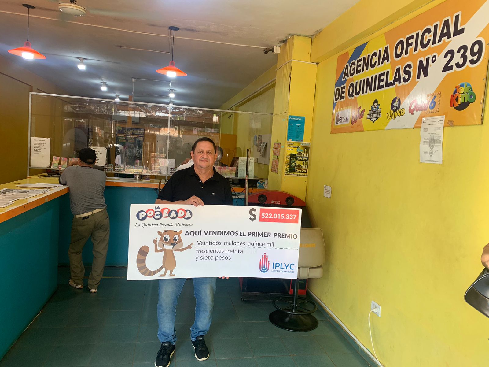 La suerte se “apoderó” de la Agencia 239 de Posadas