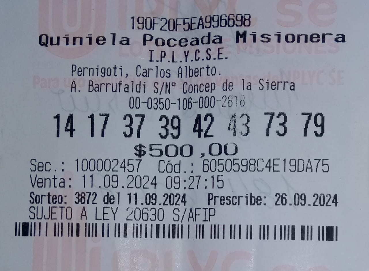 Construirá su casa con los millones de la Poceada