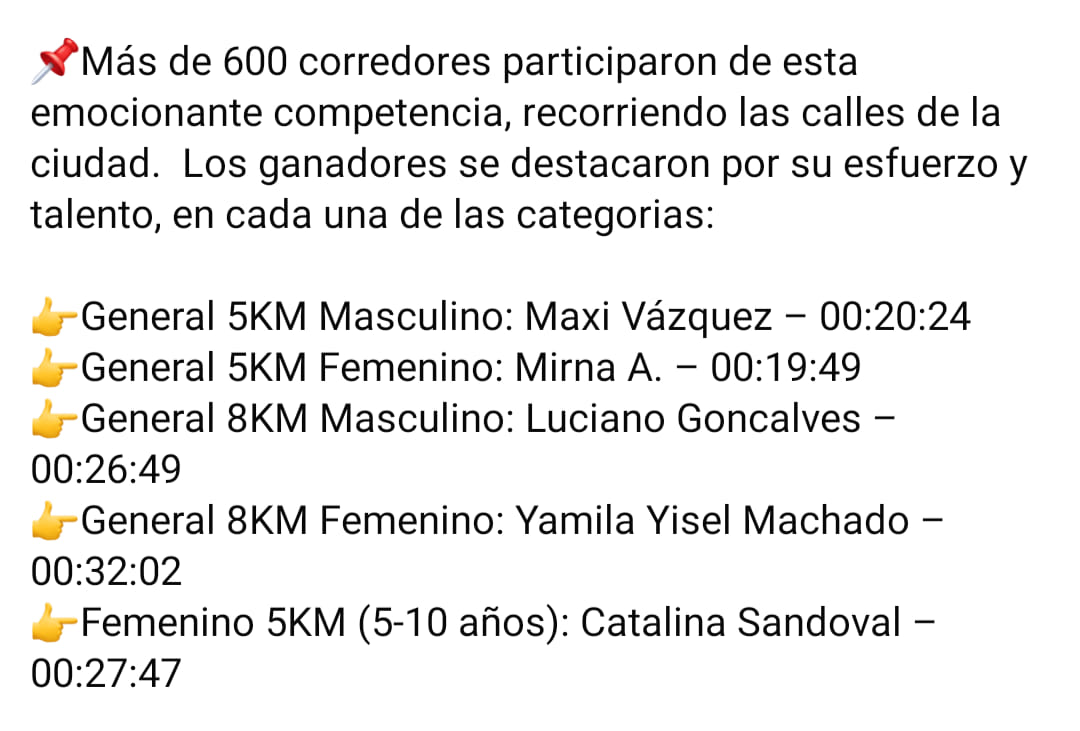 Machismo en el deporte: una mujer ganó una carrera en Iguazú, pero la nombraron segunda