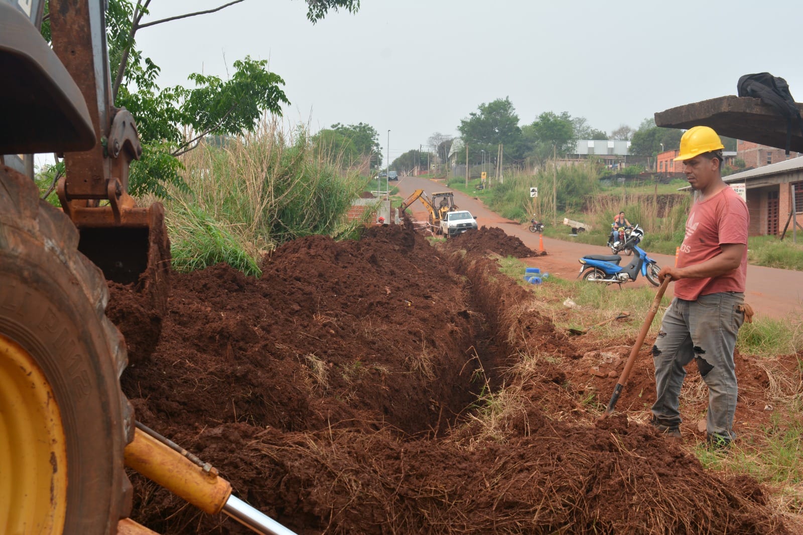 Avanza la obra que llevará agua potable a más de mil familias de Oberá