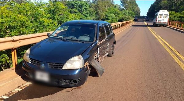 Esta vez no culpen al fantasma, fue un borracho: otro accidente en el puente del Yazá