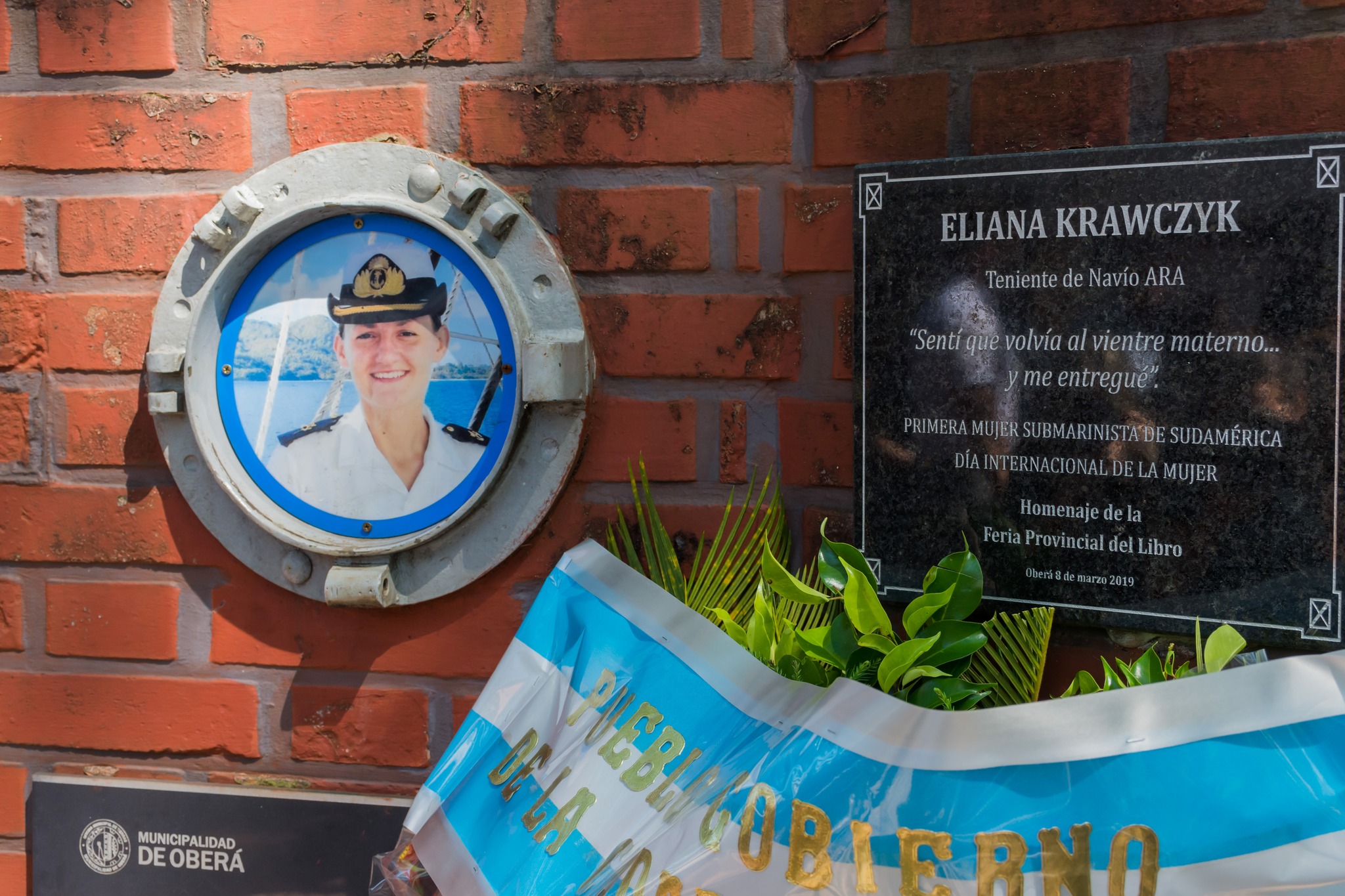 Sentido homenaje a la obereña Eliana Krawczyk: a 7 años del hundimiento del ARA San Juan