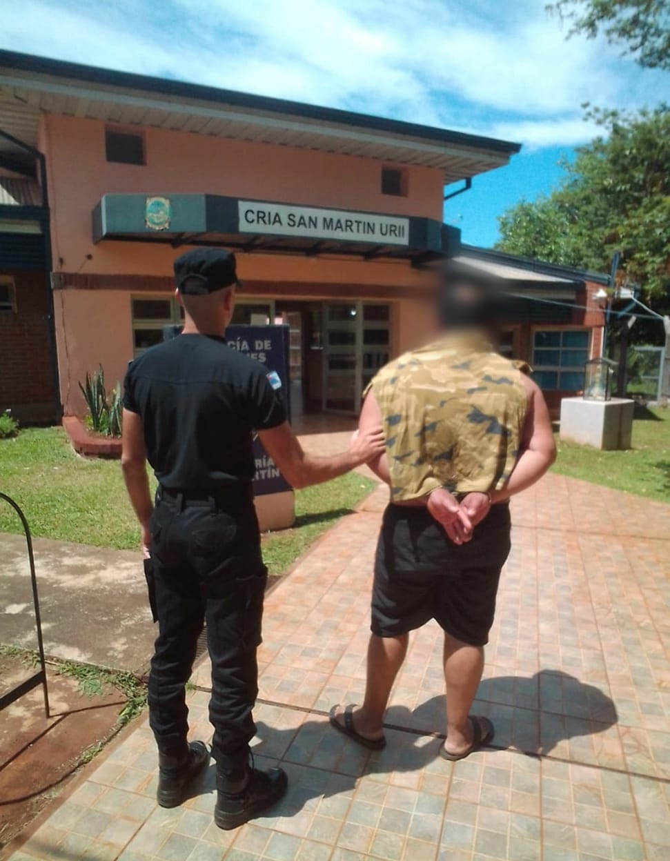 Violencia en San Martín: amenazó a su mujer con una masa de albañil