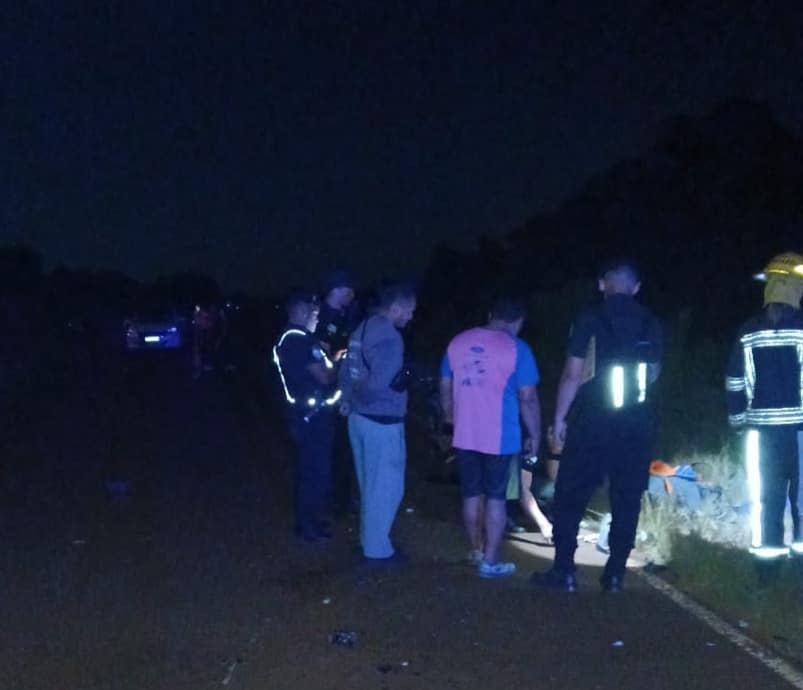 Noche trágica: tres muertos en un choque de motos en Campo Grande